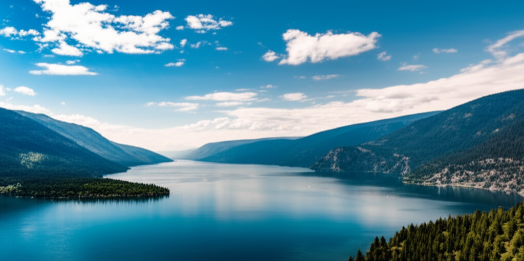 Coeur d'Alene lake view